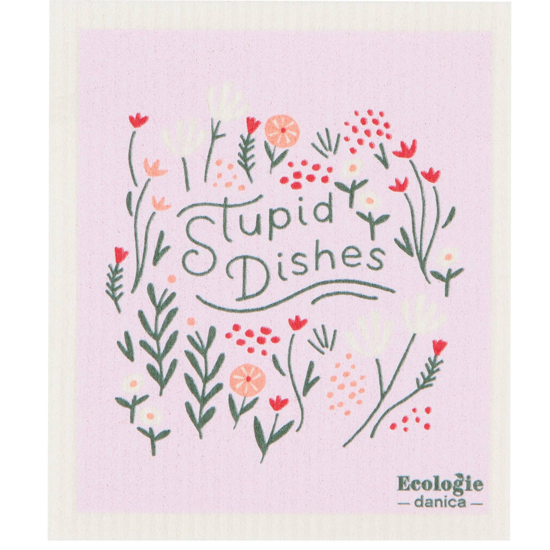 Stupid Dishes Swedish Dishcloth