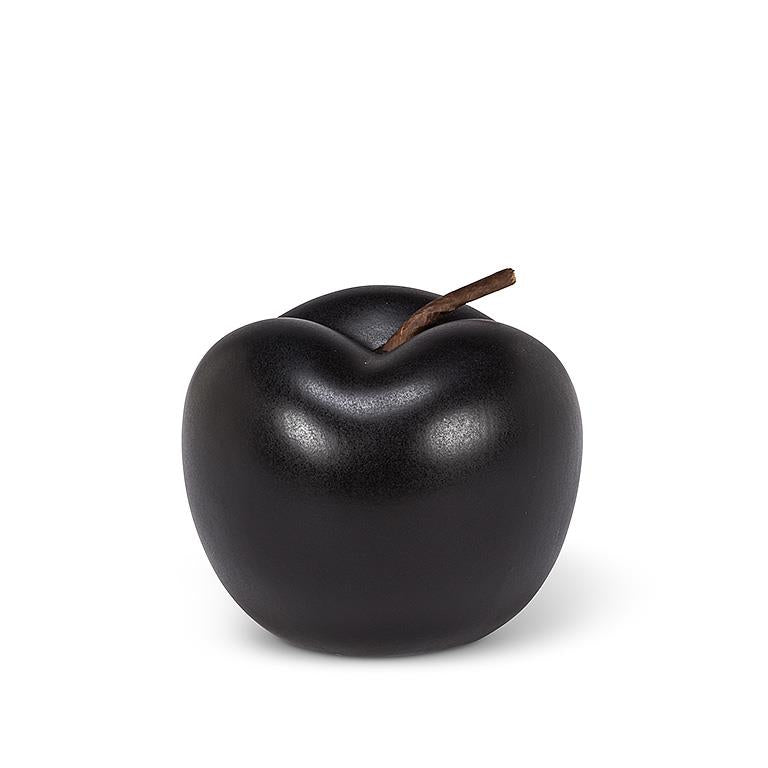 Matte Black Apple Decor