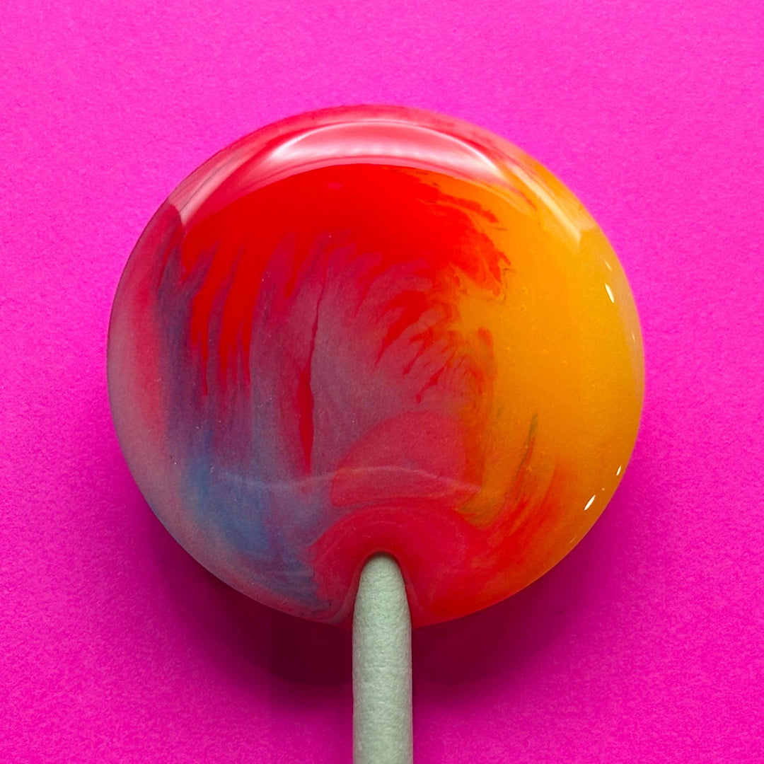 Mini Handcrafted Rainbow Lollipops Assorted Flavors
