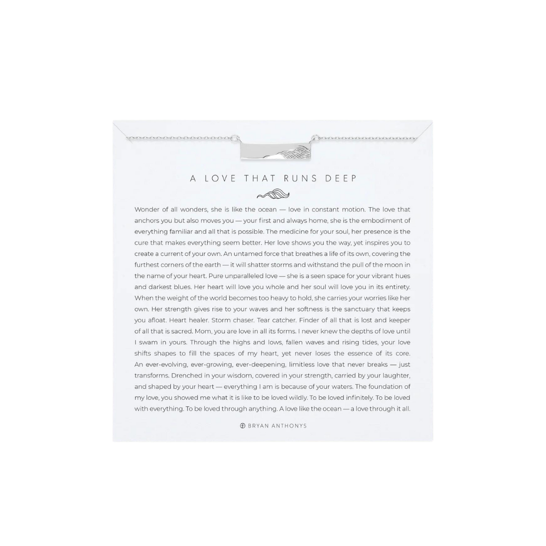 Bryan Anthony's A Love Runs Deep Necklace Silver