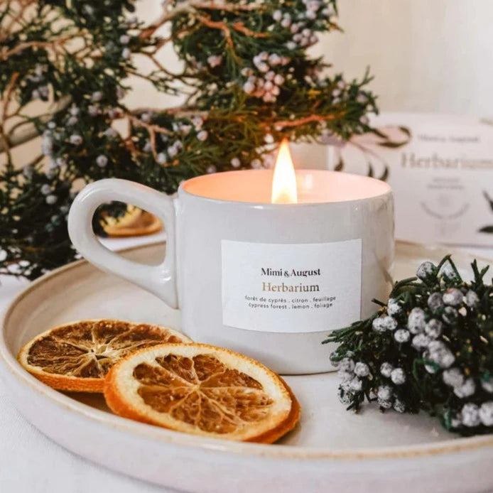 Herbarium Mug Candle Gift Smack Gift Company