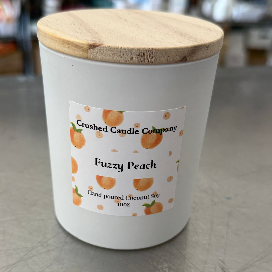 Fuzzy Peach Candle