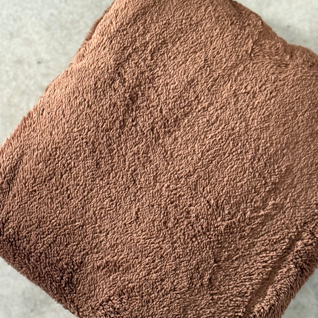 Plush Fleece Throw - Dark Brown