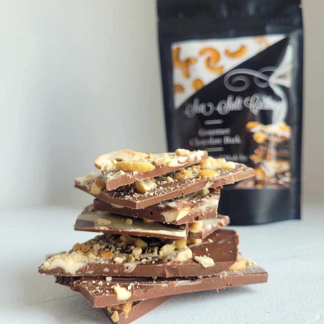 Sea Salt Cashew Chocolate Bark