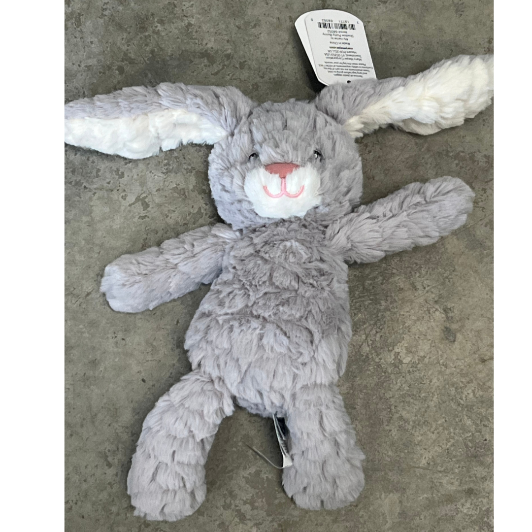Baby Stuffy -Grey Bunny
