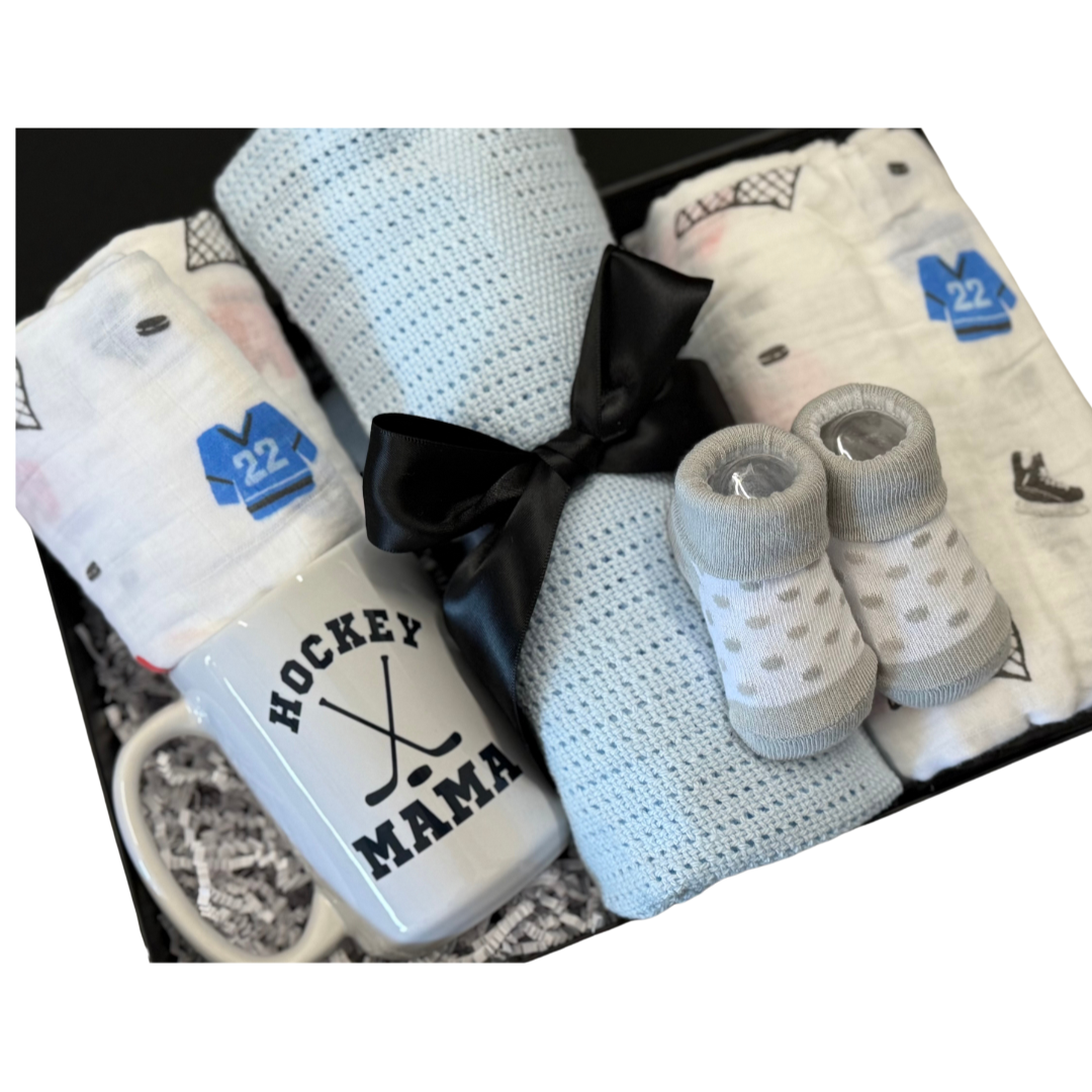 Hockey Mama Baby Gift Box