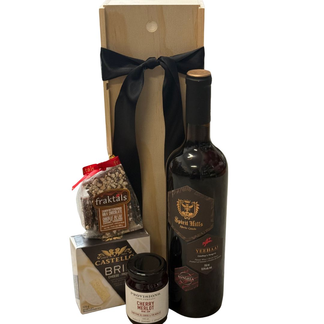 Wine Celebrations Wood Gift Box