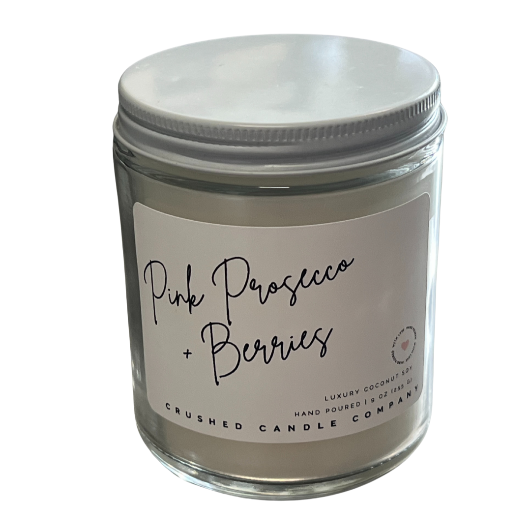 Pink Prosecco + Berries Crushed Candle Company