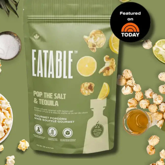 Pop the Salt & Tequila Gourmet White Chocolate Popcorn