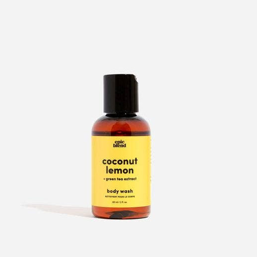 Coconut Lemon Body Wash: 2oz