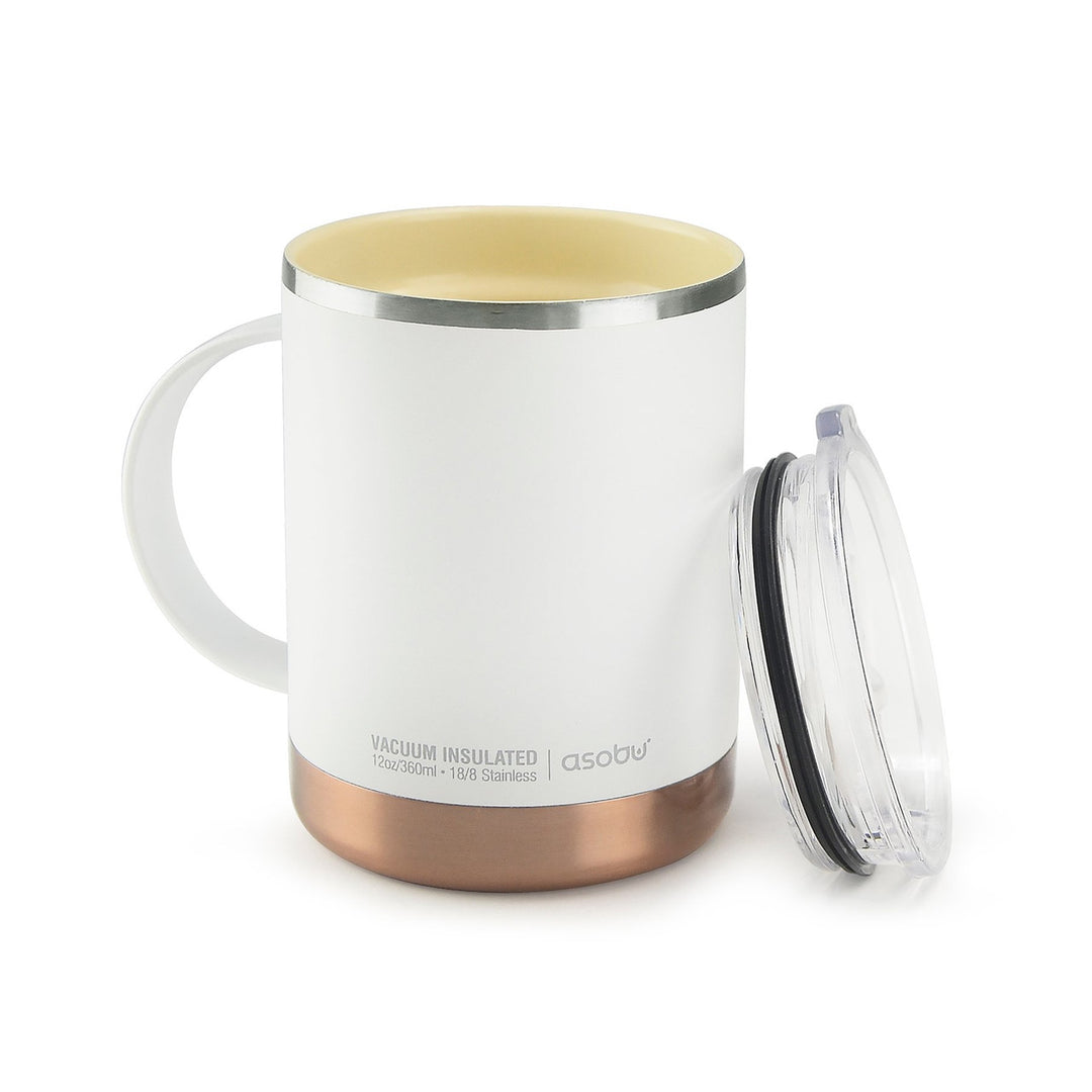 Asobu insulated white coffee mug