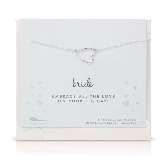 Bride Necklace Jewelry Lucky Feather