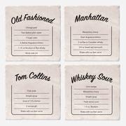 Drink Recipes Coasters Housewares VersaTile 