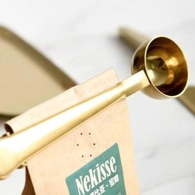 Gold Coffee Spoon Clip Gift Smack Gift Company