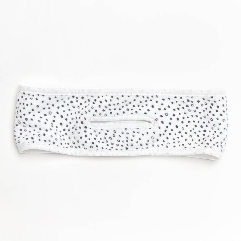 Microfiber Spa Headband - Micro Dot Bath & Body Kitsch