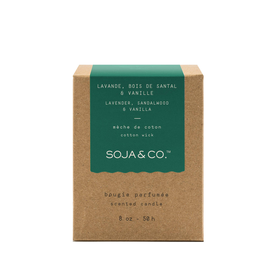 Soy Wax Candle | Lavender, Sandalwood & Vanilla: 4oz