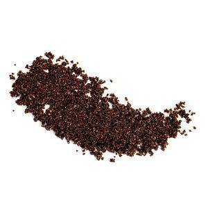 Vegan coconut coffee scrub from Epic Blend in a jar, showing the textured scrub with coconut and coffee ingredients.