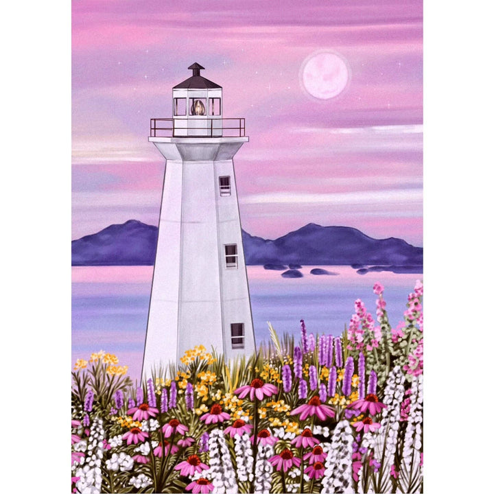 Villager Puzzles Harbour Lighthouse 1000-piece puzzle featuring a scenic lighthouse design, crafted in Canada.