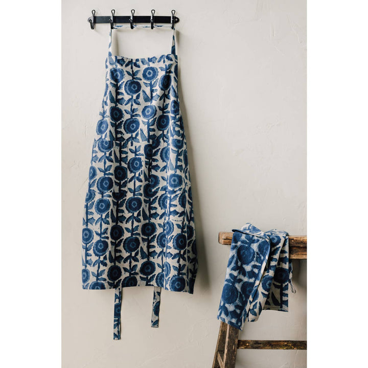 Heirloom Gilia Block Print Dishtowel
