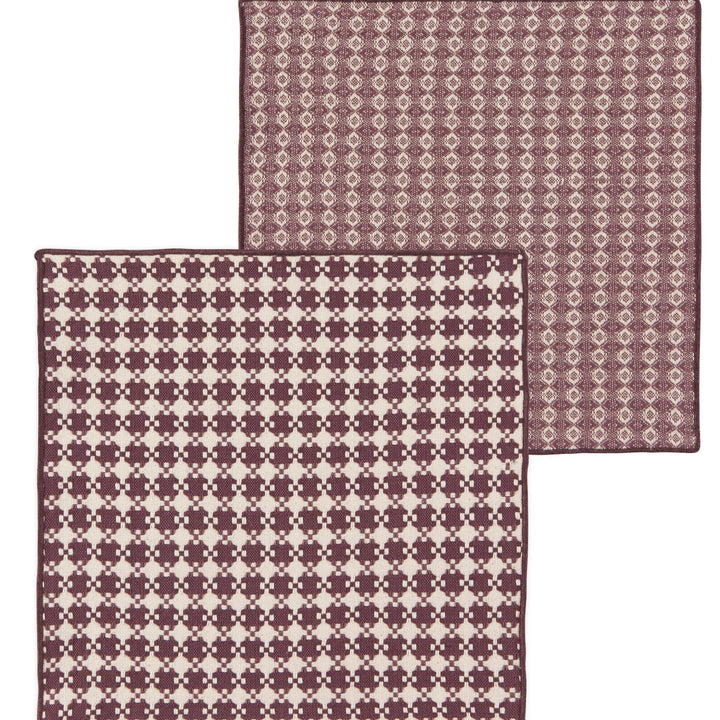 Ash Plum Assorted Woven Dishcloths Set of 2