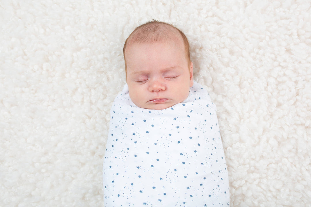 Muslin Cotton Swaddle Blanket - Stars - Gift Smack Gift Company