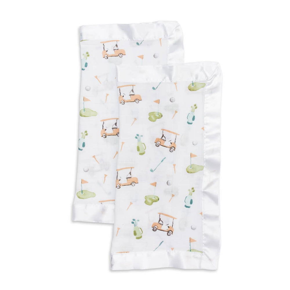 2-Pack Cotton Security Blankets  –  Golf - Gift Smack Gift Company