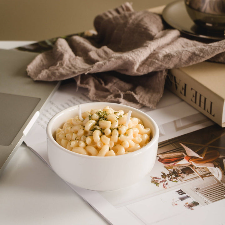 Macaroni and Cheese Candle Bowl - Gift Smack Gift Company