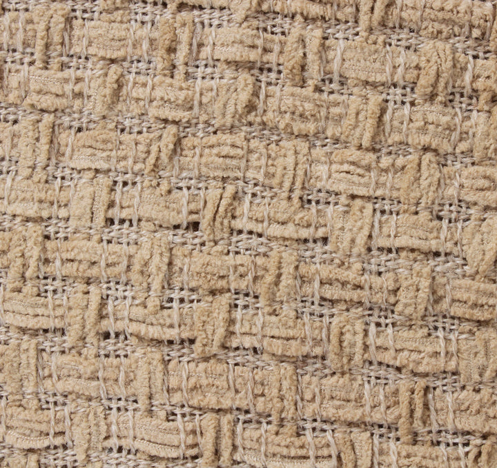 Chenille Basket Weave Throw Blanket