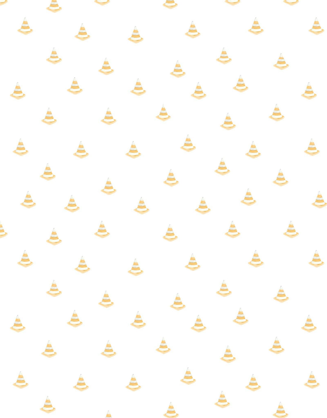 Pattern of small yellow icons on a white background