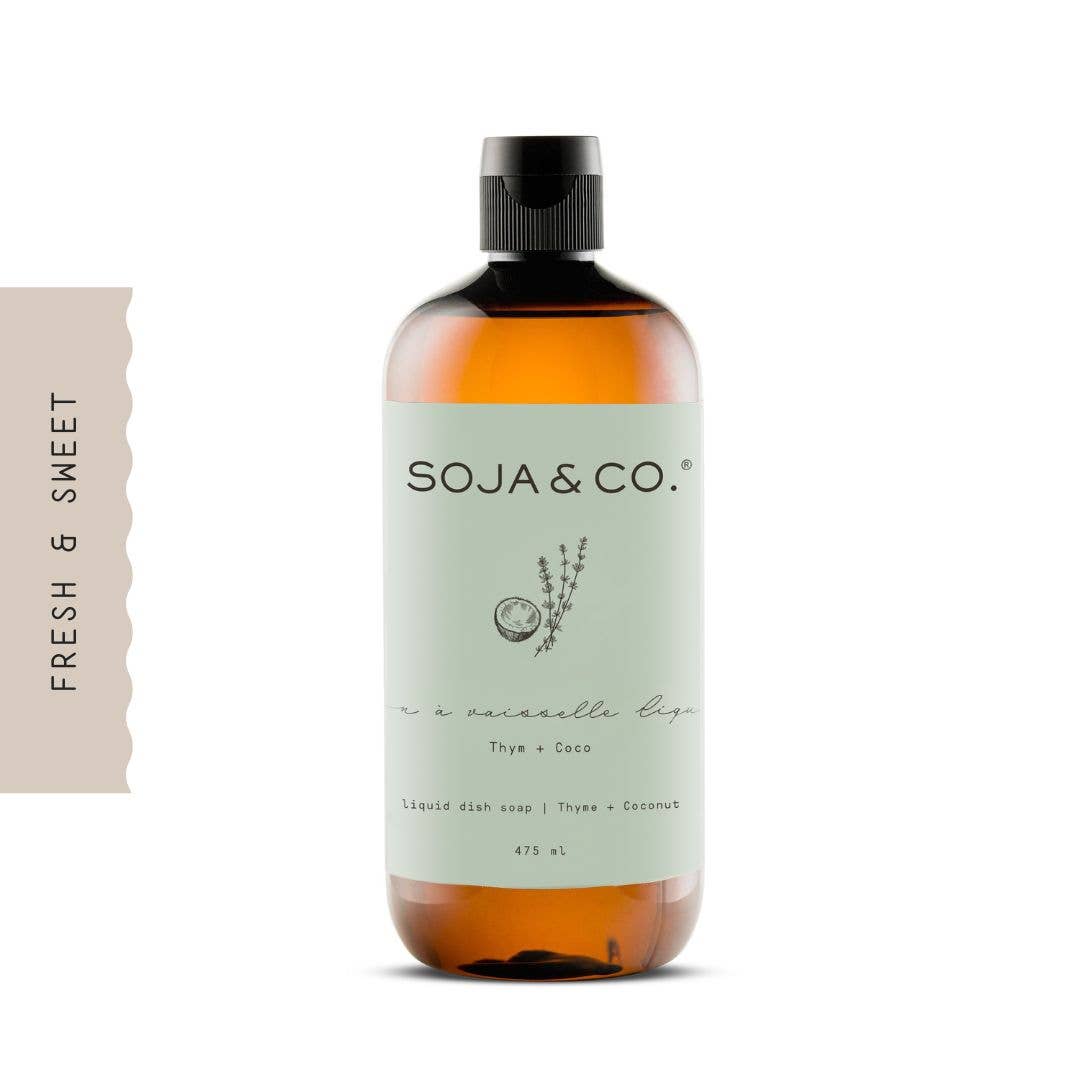 Liquid Dish Soap | Thyme + Coconut: 475ml