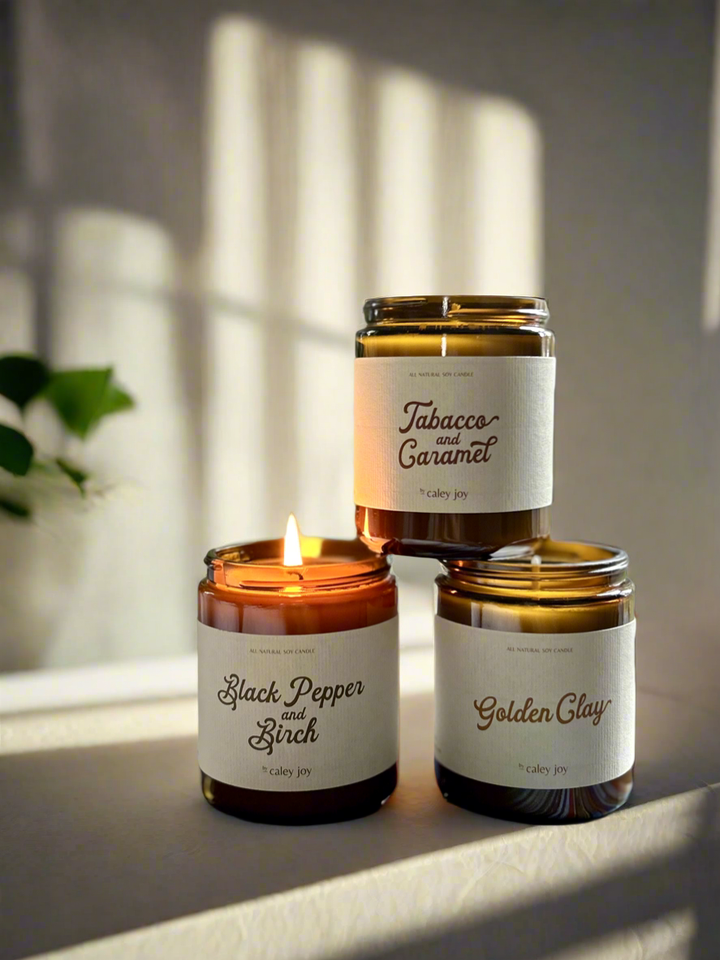 Tobacco &amp; Caramel | Soy Candle   🍁