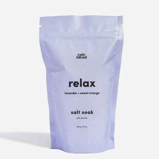 Salt soak packaging with &