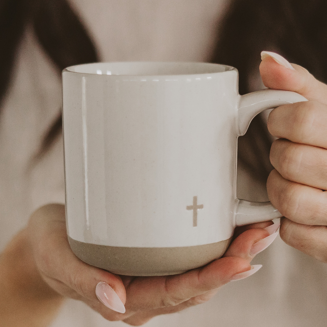 *NEW* Cross Stoneware Coffee Mug - Home Decor & Gifts