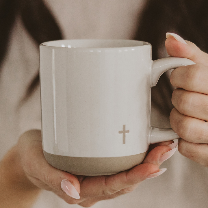 *NEW* Cross Stoneware Coffee Mug - Home Decor & Gifts