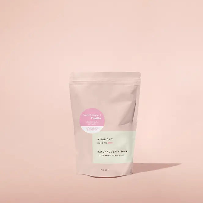 French Rose + Vanilla Replenishing Bath Soak