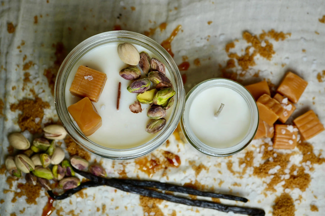 Caramel &amp; Pistachio Soy Candle 🍁