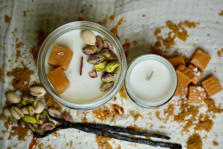 Caramel &amp; Pistachio Soy Candle 🍁