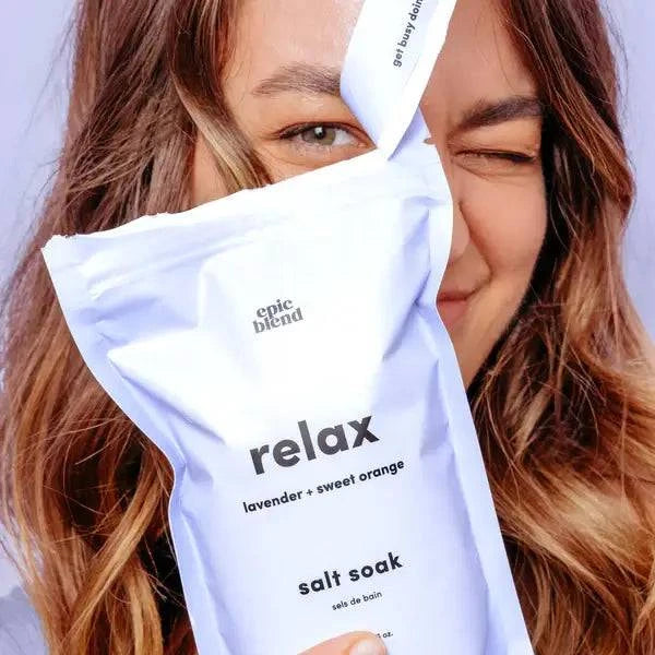 Relax Bath Salts Soak Vegan - Gift Smack Gift Company