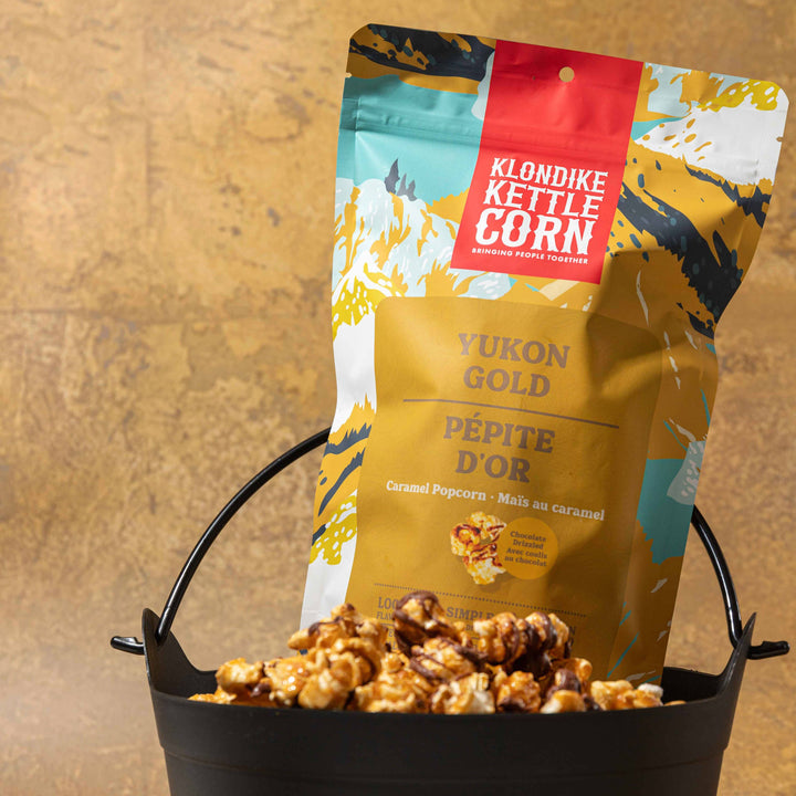 Yukon Gold - chocolate drizzle caramel: Small