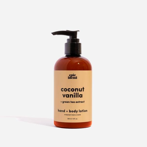 Coconut Vanilla Hand and Body Lotion: 8oz (6+ Half Price Tester)