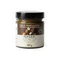 Favuzzi Chocolate and Hazelnut Cream jar from gourmet foods and treats collection, showing the creamy spread in a glass jar.