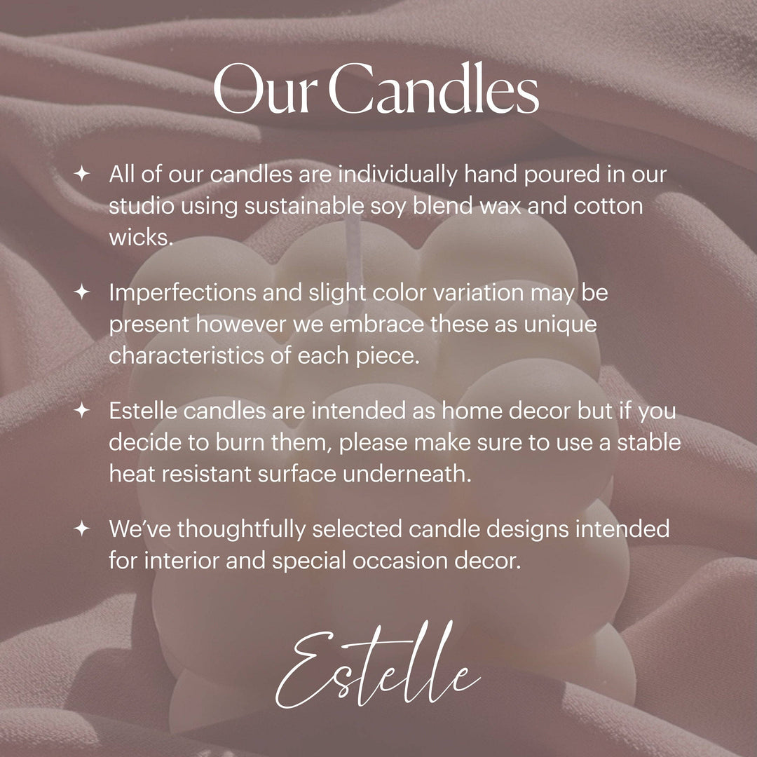 Hydrangea Ball Candle: Cream / Vanilla&Cashmere