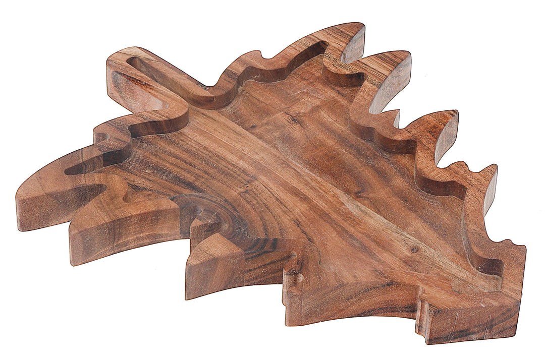 ACACIA OILED WOODEN XMAS TREE SERVING BOARD