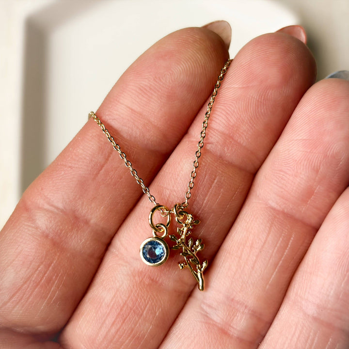 Birth Flower Necklace: June