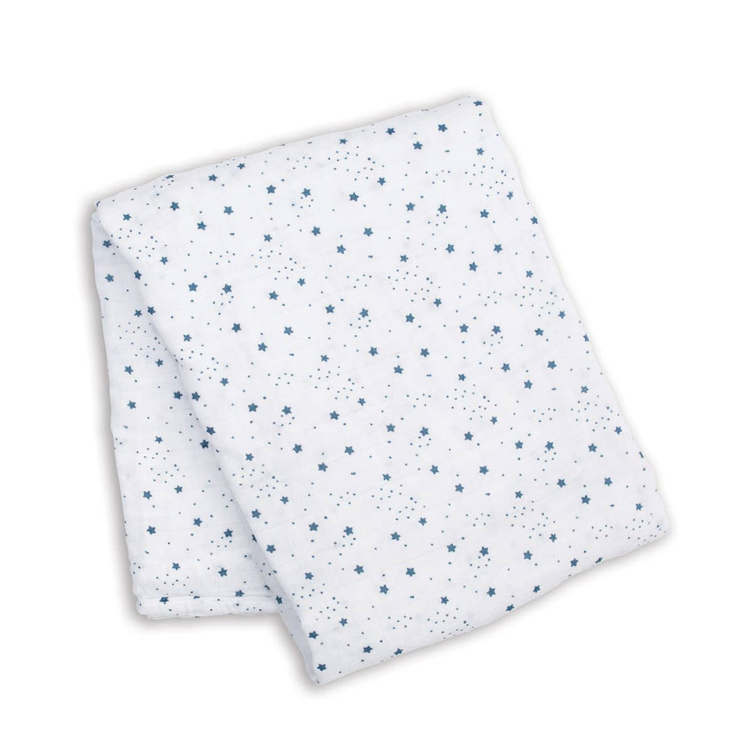 Muslin Cotton Swaddle Blanket - Stars - Gift Smack Gift Company