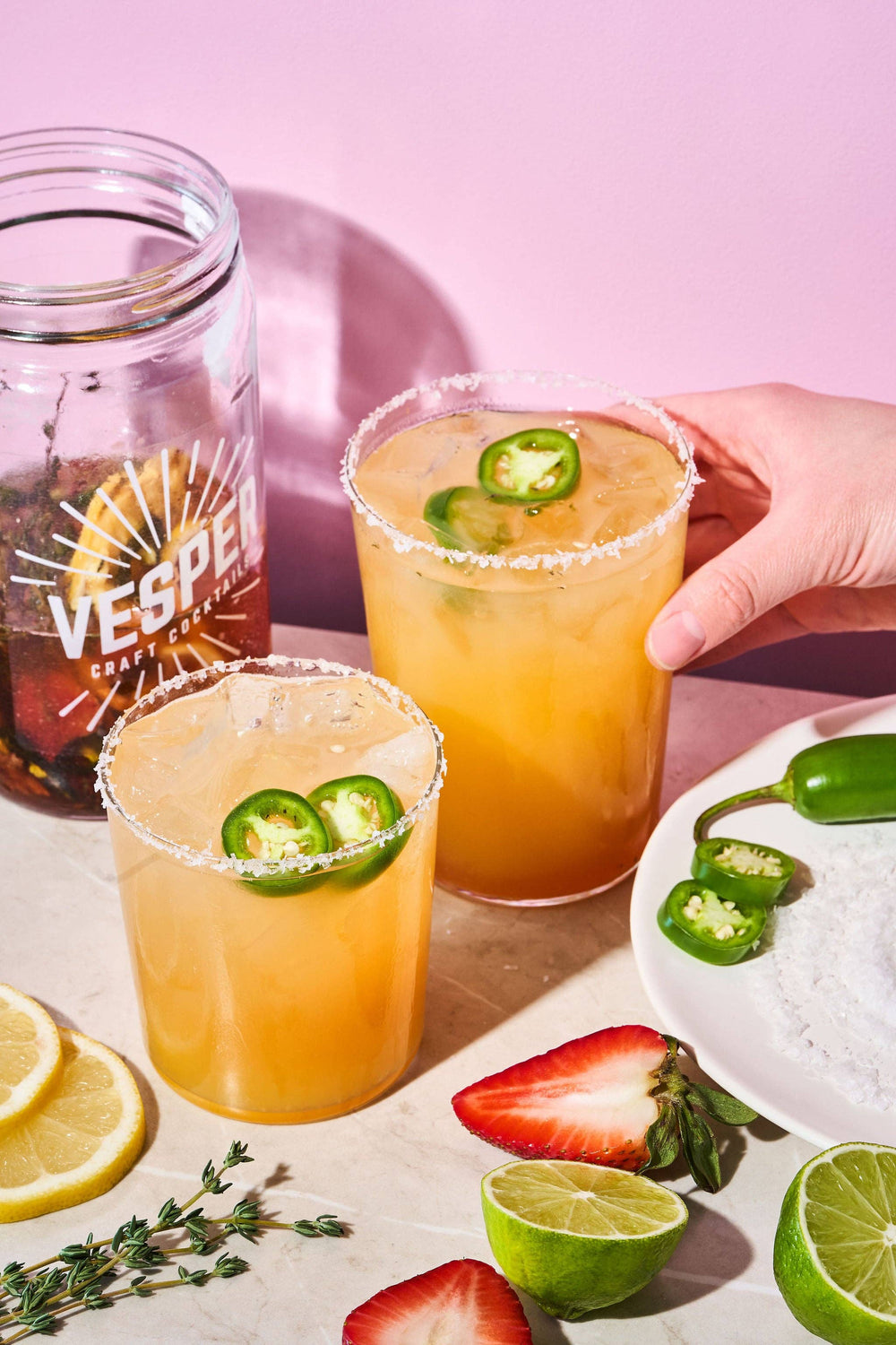 32 oz Cocktail / Mocktail Mixer - Jalapeño Margarita 🍁 - Gift Smack Gift Company