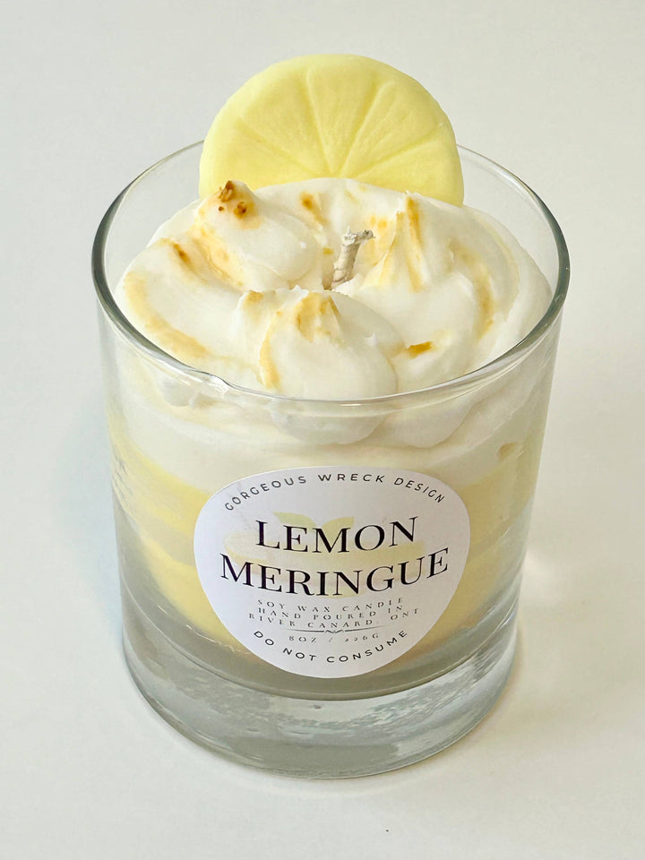 Lemon Meringue Pie Dessert Candle 🍁 - Gift Smack Gift Company