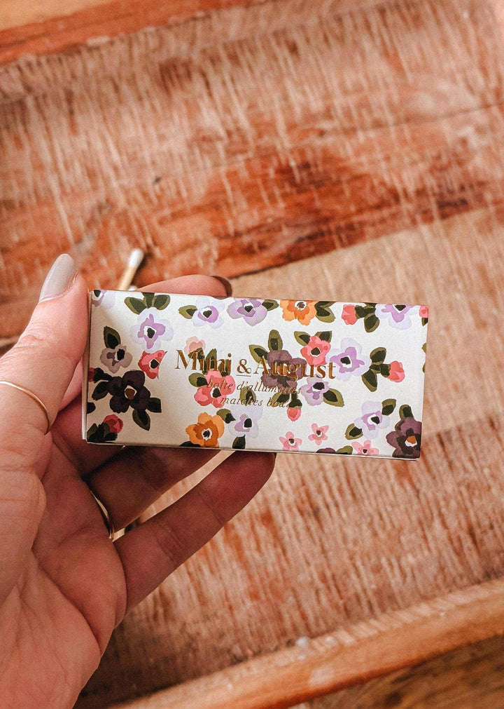 Mimi Floral Matchbox - 30 Sticks 🍁
