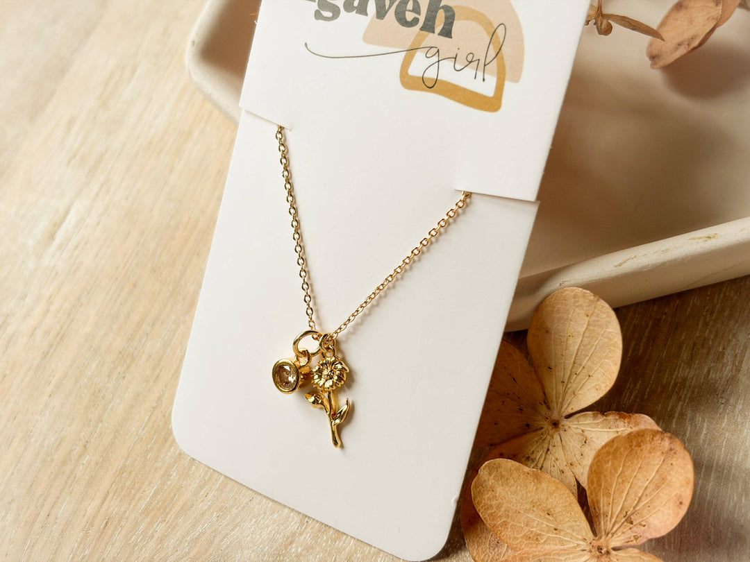 Birth Flower Necklace: June
