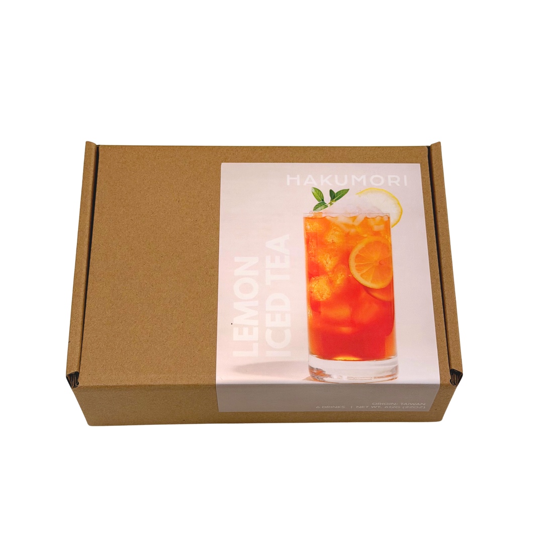 Lemon Iced Tea Instant Boba Kit: Wheat Straws